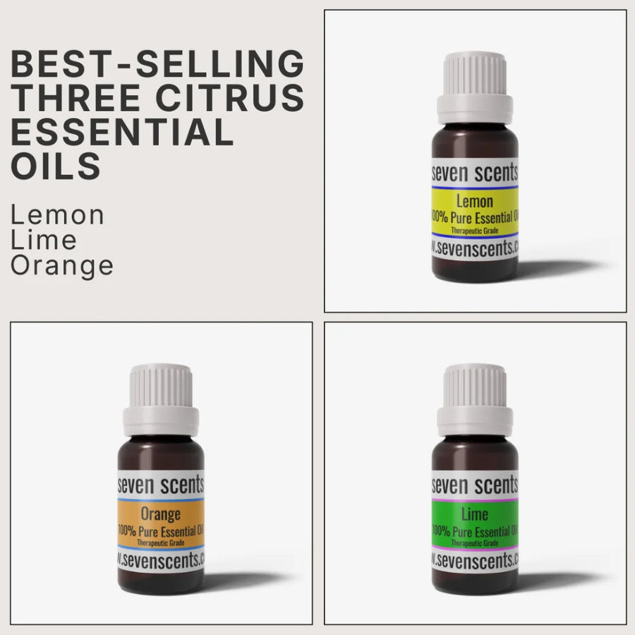 3 Pack of Citrus Essential Oils