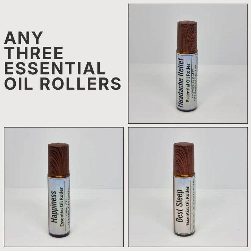 Choose Any 3 x Roller Blends essential oil roller blends set - by Seven Scents