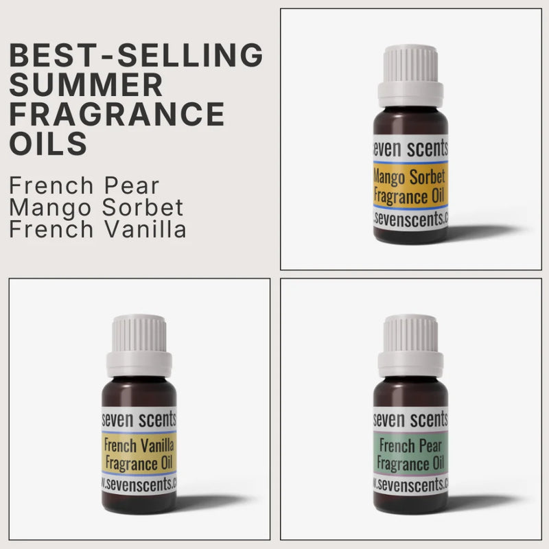 3 Pack of Summers Fragrance Oil by Seven Scents