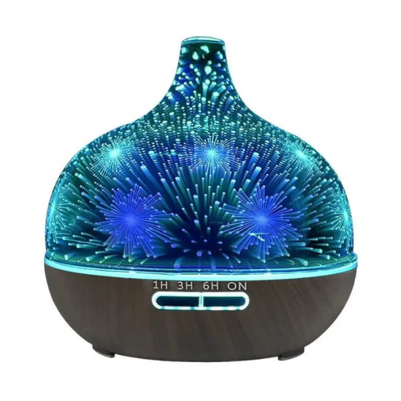 Alfie 3D Glass Essential Oil Diffuser - 3D glass ultrasonic diffuser by Seven Scents