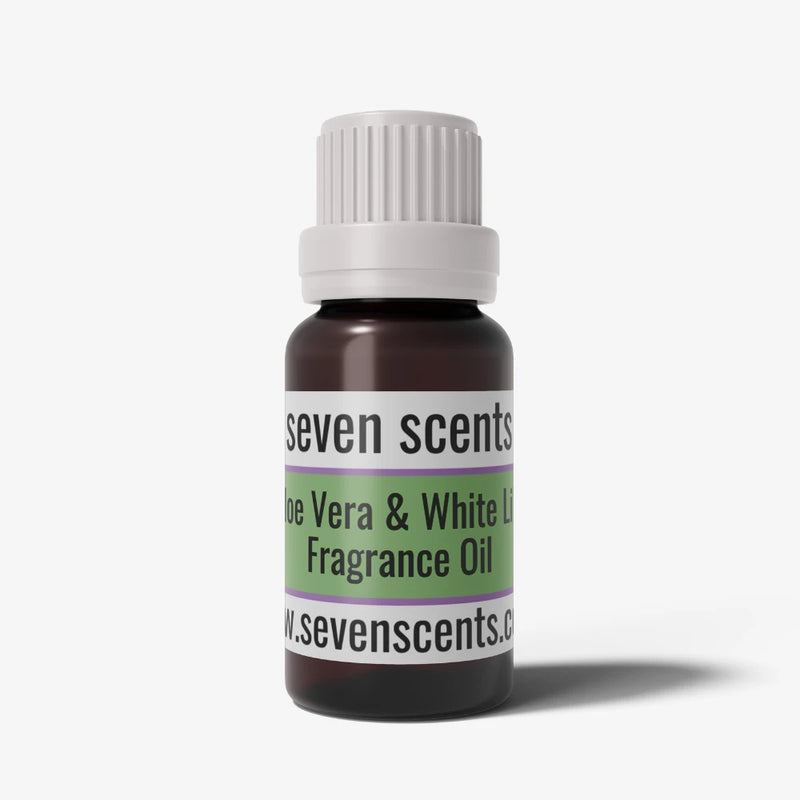 Aloe Vera & White Lily Fragrance Oil bottle by Seven Scents