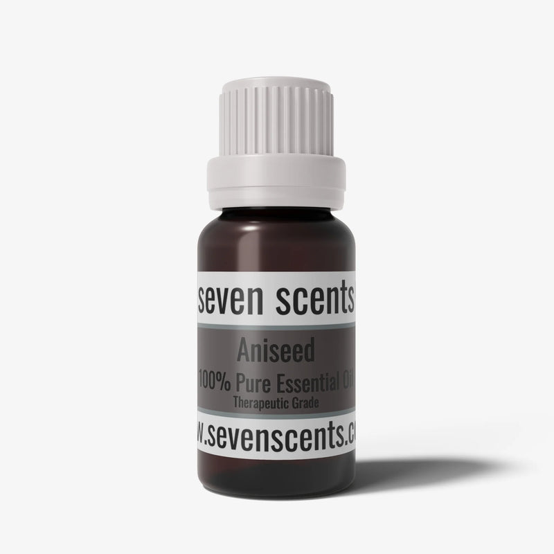 Aniseed essential oil in a 10ml amber glass bottle - by Seven Scents