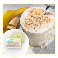 Banana Milkshake and fresh banana with banana milkshake wax melts