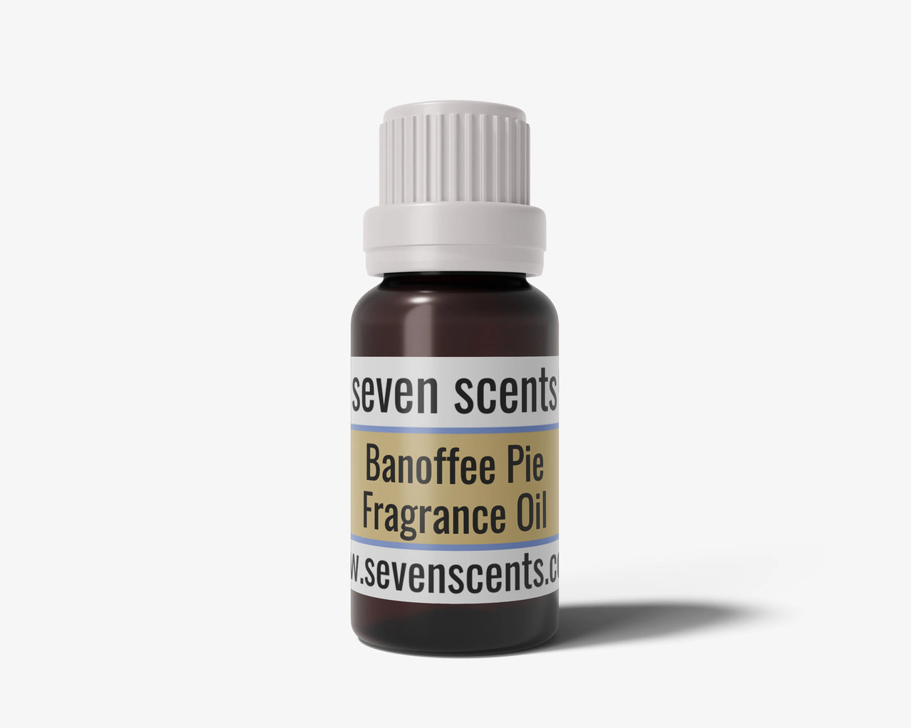 Seven Scents Banoffee Pie fragrance oil bottle on a white background