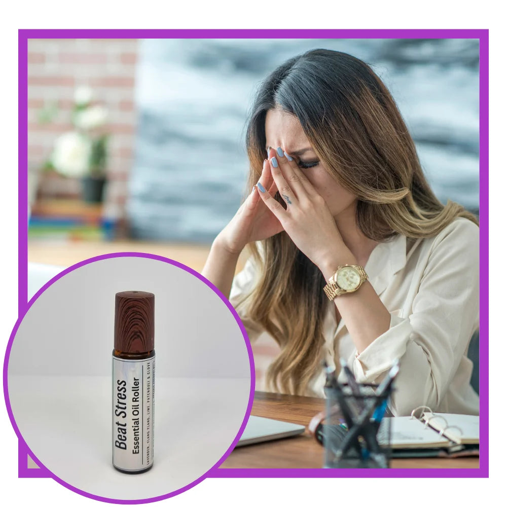Beat Stress Essential Oil Roller Blend