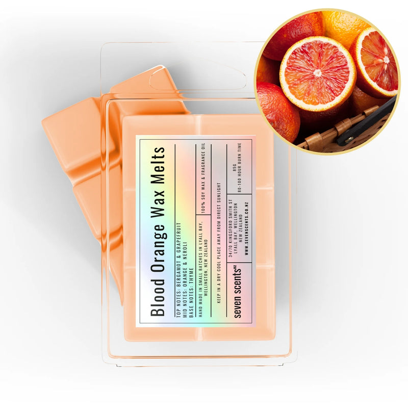 Blood Orange Wax Melts - blood orange soy wax melt by Seven Scents