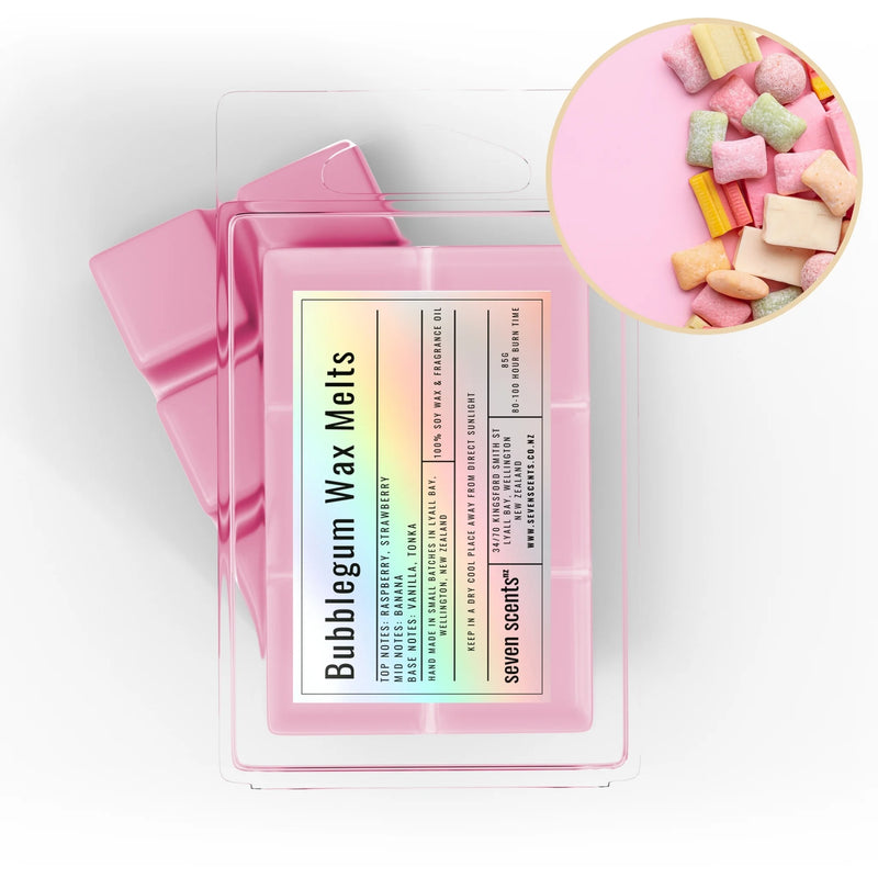 Bubblegum Wax Melts - bubblegum soy wax melt by Seven Scents