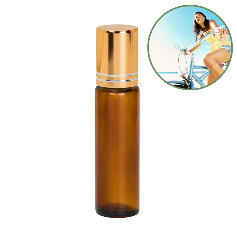 Energise essential oil roller blend in a 10ml glass roll-on bottle - by Seven Scents