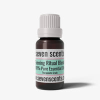 Evening Ritual essential oil blend in a 10ml amber glass bottle - by Seven Scents