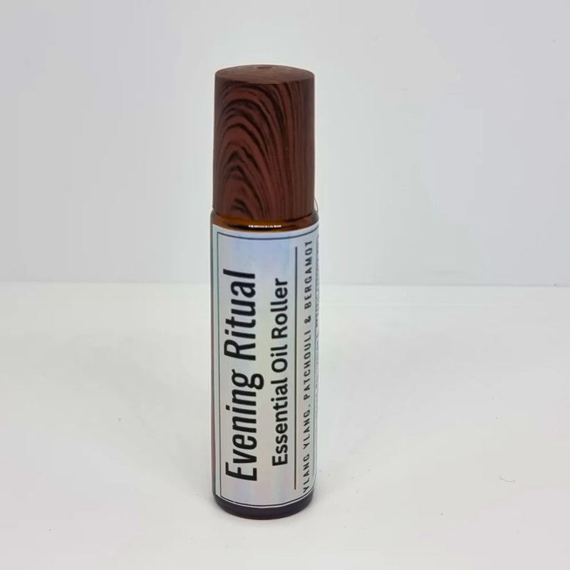 Evening Ritual essential oil roller blend in a 10ml glass roll-on bottle - by Seven Scents