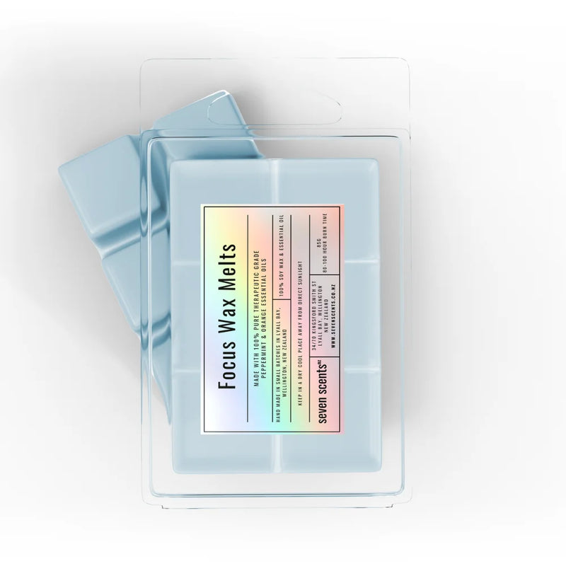 Focus Wax Melts - 85g clamshell of soy wax melts by Seven Scents
