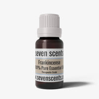 Frankincense essential oil in a 10ml amber glass bottle - by Seven Scents