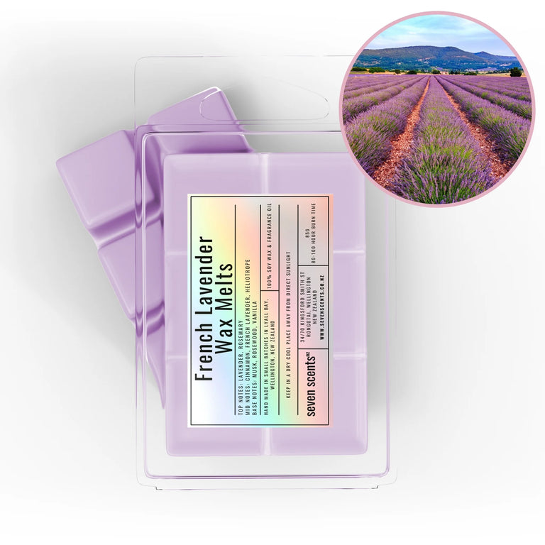 French Lavender Wax Melts - french lavender soy wax melt by Seven Scents