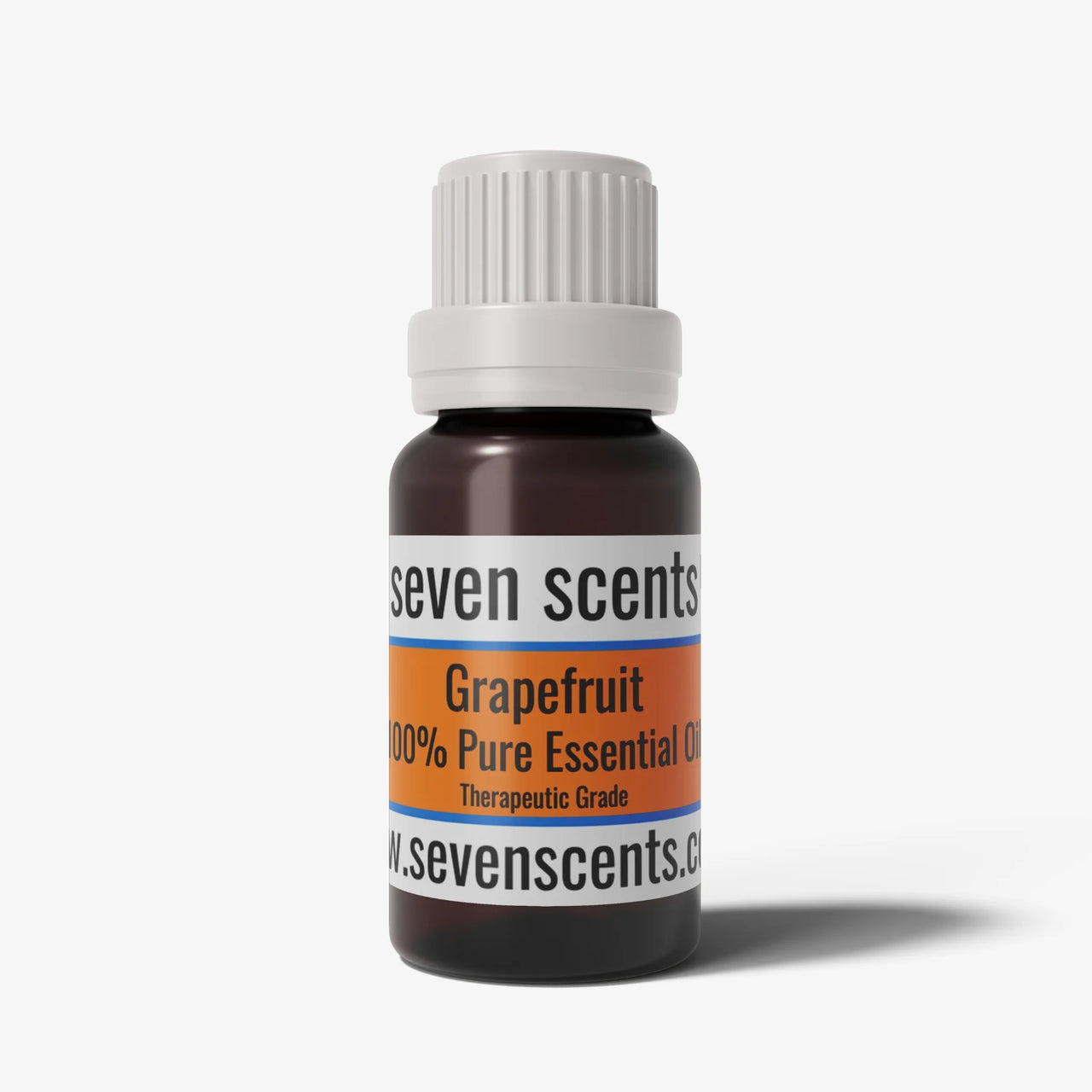 Grapefruit Essential Oil in a 10ml amber glass bottle — Seven Scents NZ