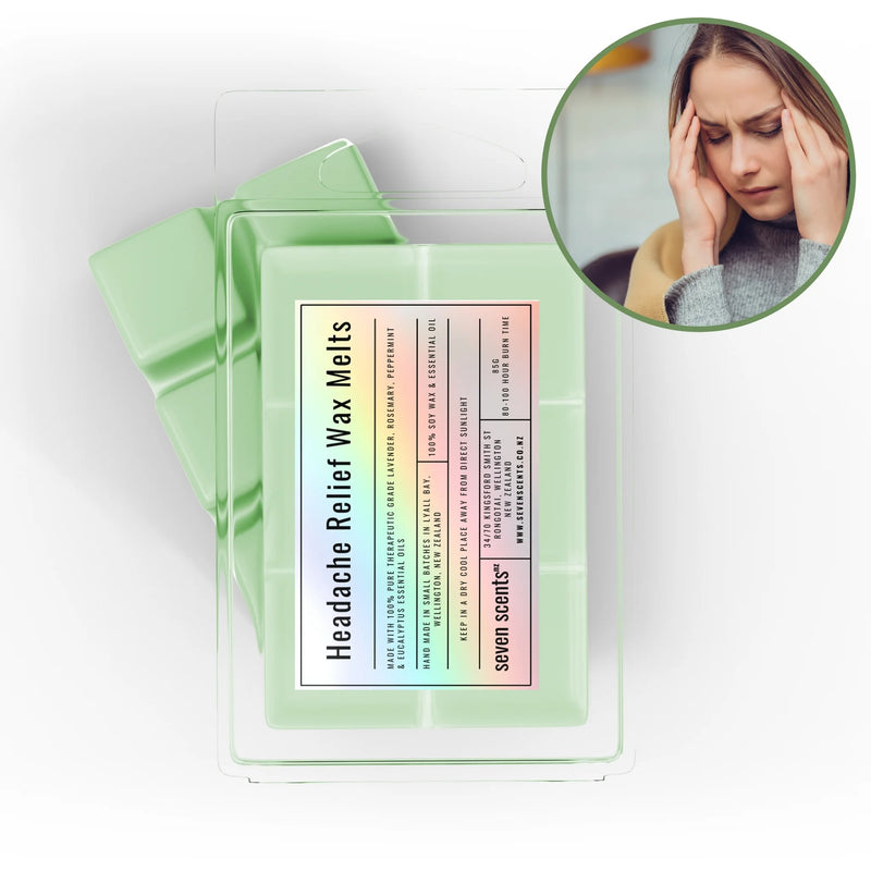 Headache Relief Wax Melts - headache relief soy wax melt by Seven Scents