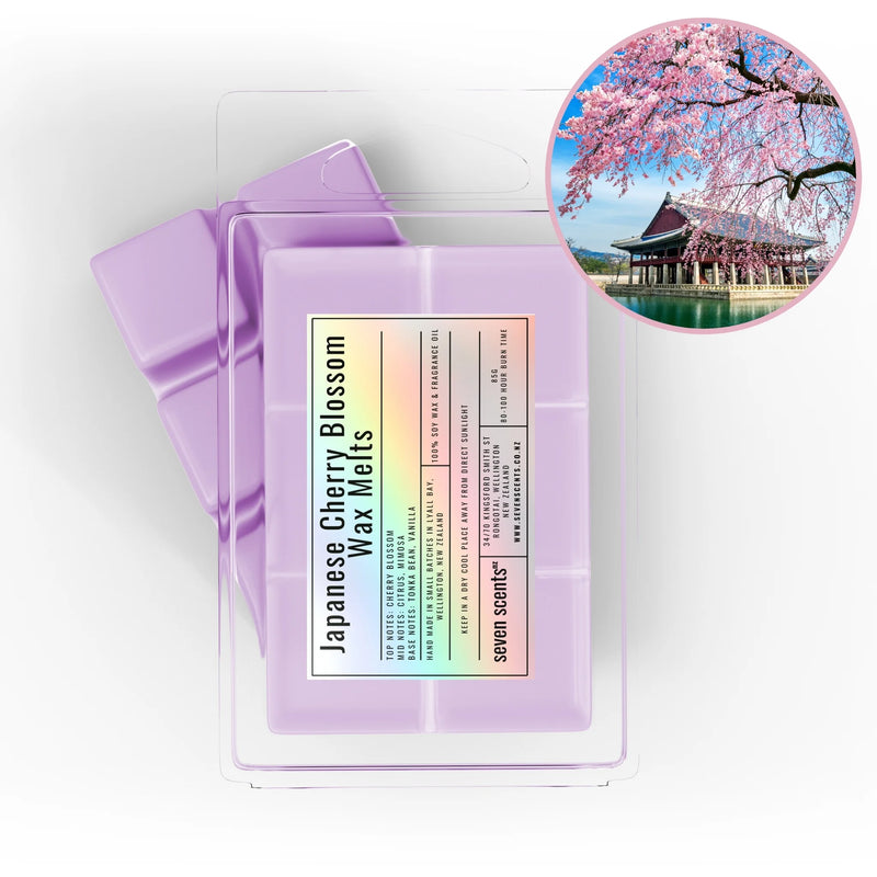 Japanese Cherry Blossom Wax Melts - japanese cherry blossom soy wax melt by Seven Scents