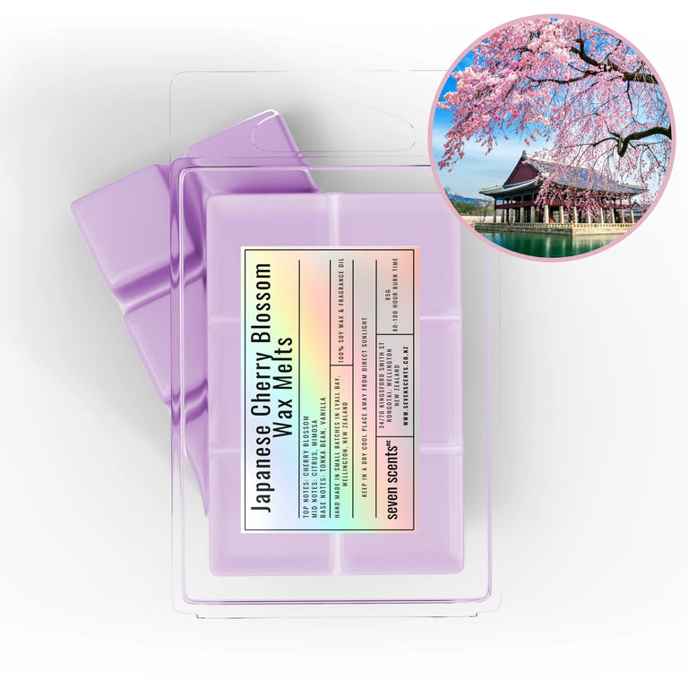 Japanese Cherry Blossom Wax Melts - japanese cherry blossom soy wax melt by Seven Scents