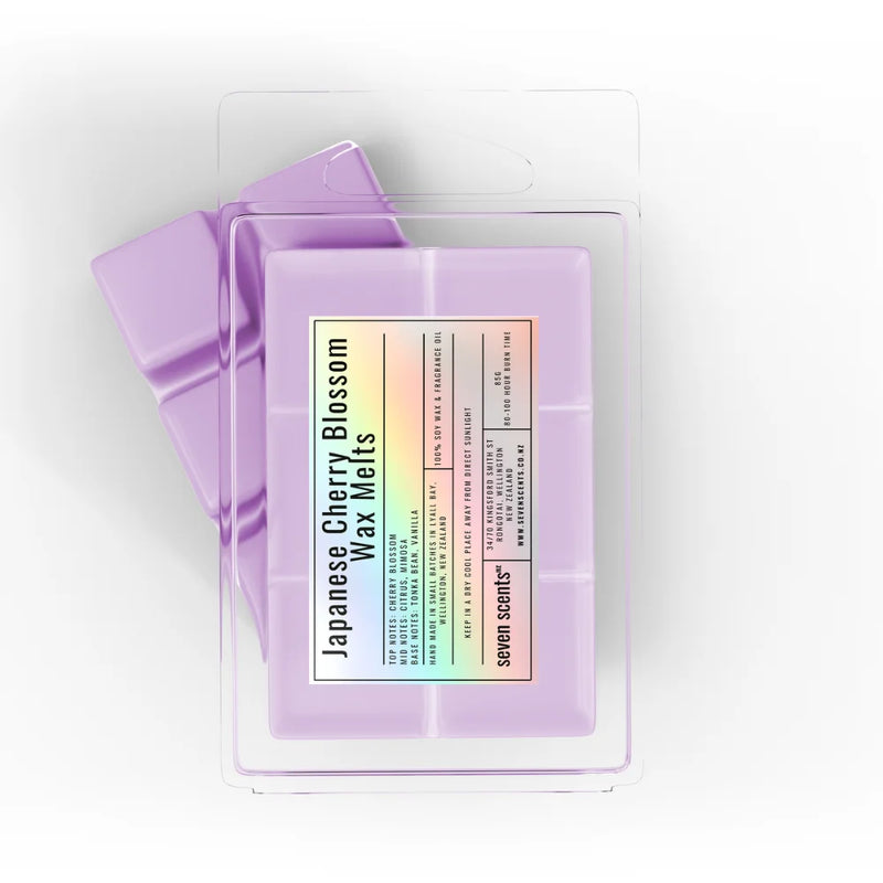 Japanese Cherry Blossom Wax Melts - 85g clamshell of soy wax melts by Seven Scents