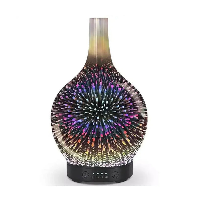 Leo 3D Glass Essential Oil Diffuser - compact 3D glass ultrasonic diffuser by Seven Scents
