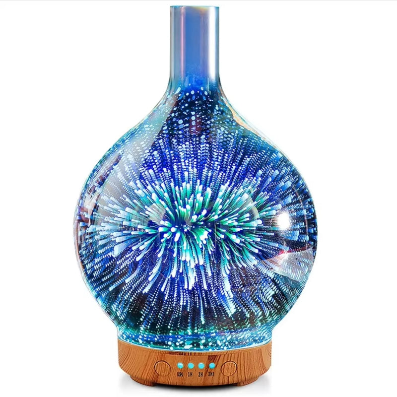 Leo 3D Glass Essential Oil Diffuser