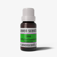 Lime Essential Oil in a 10ml amber glass bottle — Seven Scents NZ