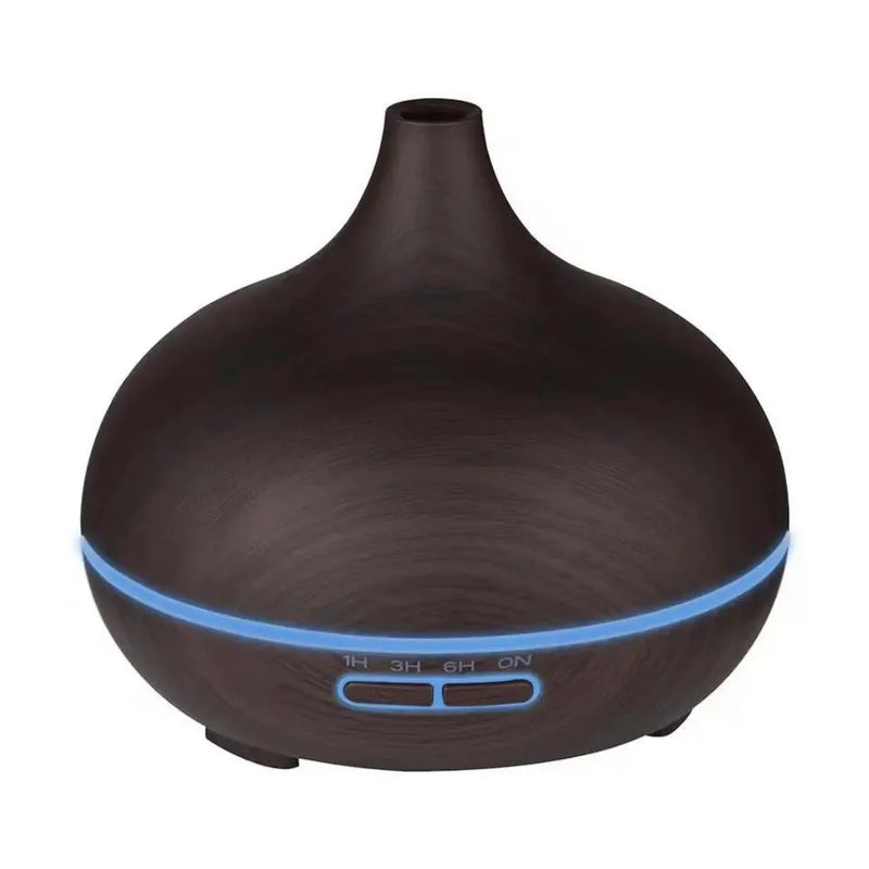 Lucy Wood-Grain Essential Oil Diffuser - wood-grain ultrasonic diffuser by Seven Scents