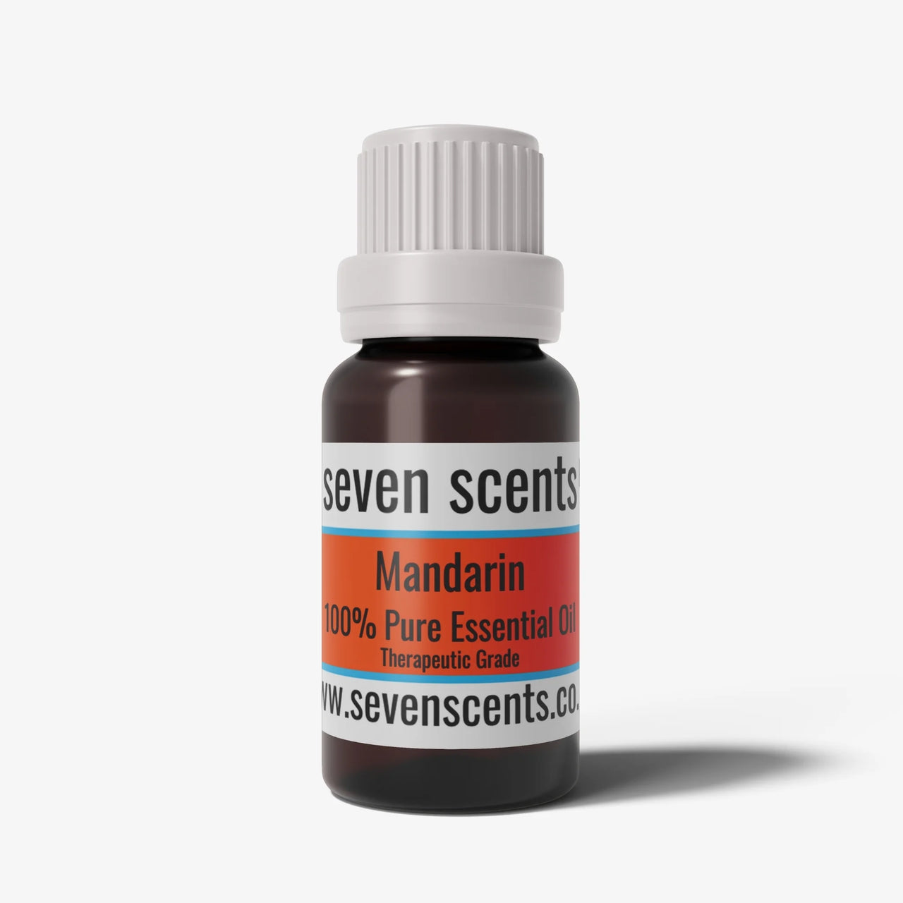 Mandarin Essential Oil in a 10ml amber glass bottle — Seven Scents NZ