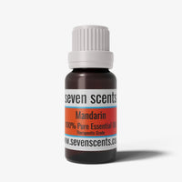 Mandarin Essential Oil in a 10ml amber glass bottle — Seven Scents NZ