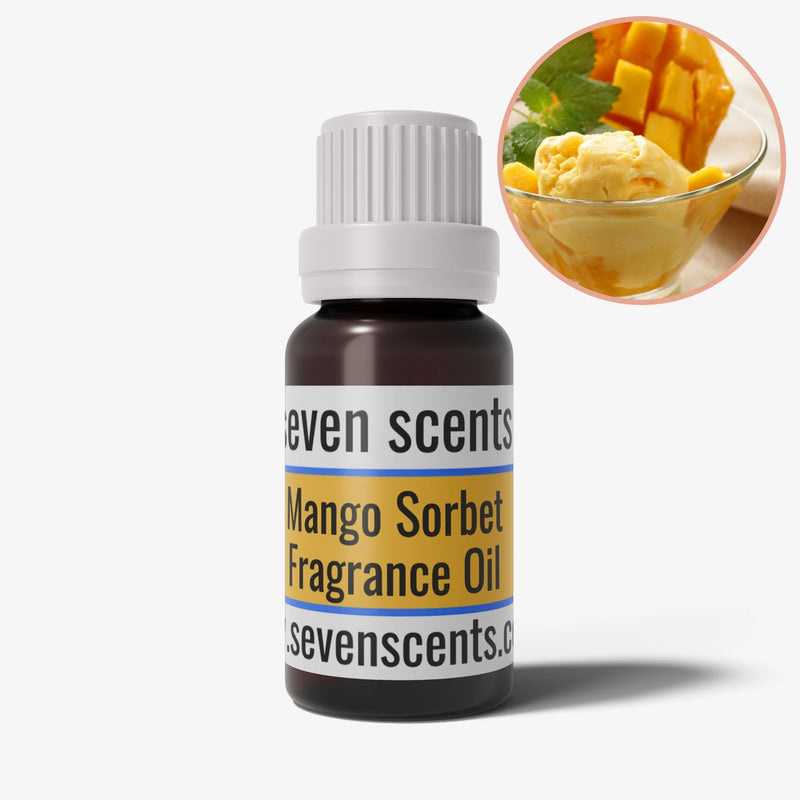 Mango Sorbet Fragrance Oil - Fruity home fragrance by Seven Scents