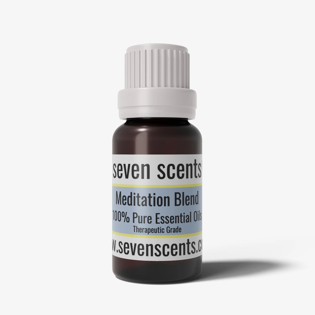 Meditation Essential Oil Blend in a 10ml amber glass bottle — Seven Scents NZ