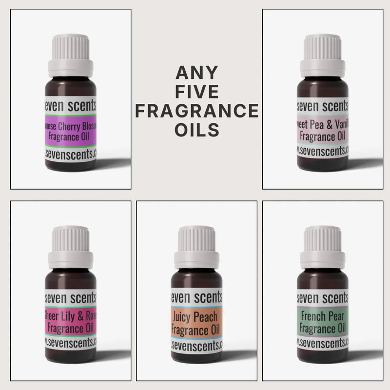 Choose Any 5 xs Fragrance Oil by Seven Scents