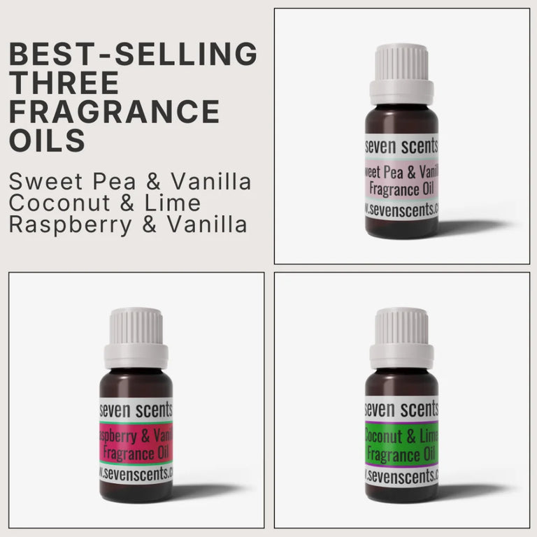 Best-Selling 3 Pack ofs Fragrance Oil by Seven Scents