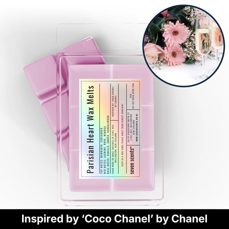 Parisian Heart Wax Melts - parisian heart soy wax melt by Seven Scents