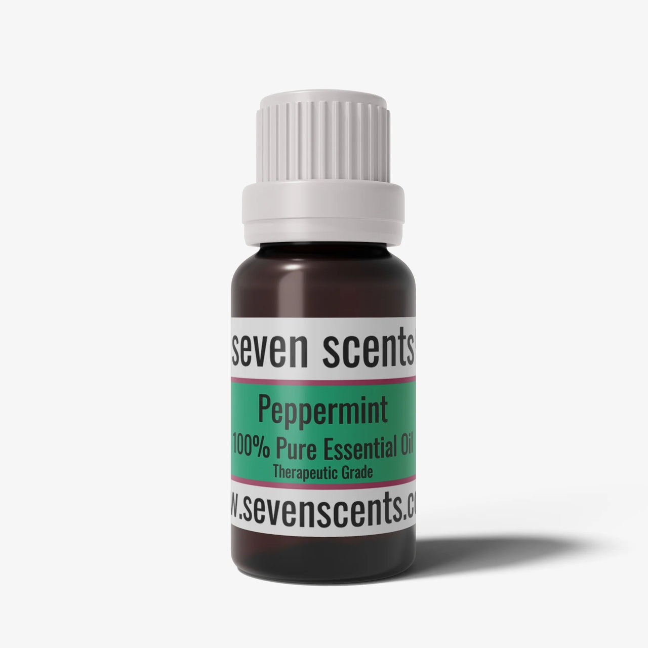 Peppermint Essential Oil in a 10ml amber glass bottle — Seven Scents NZ
