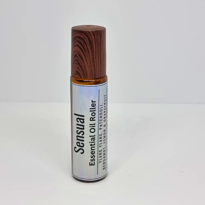 Sensual essential oil roller blend in a 10ml glass roll-on bottle - by Seven Scents