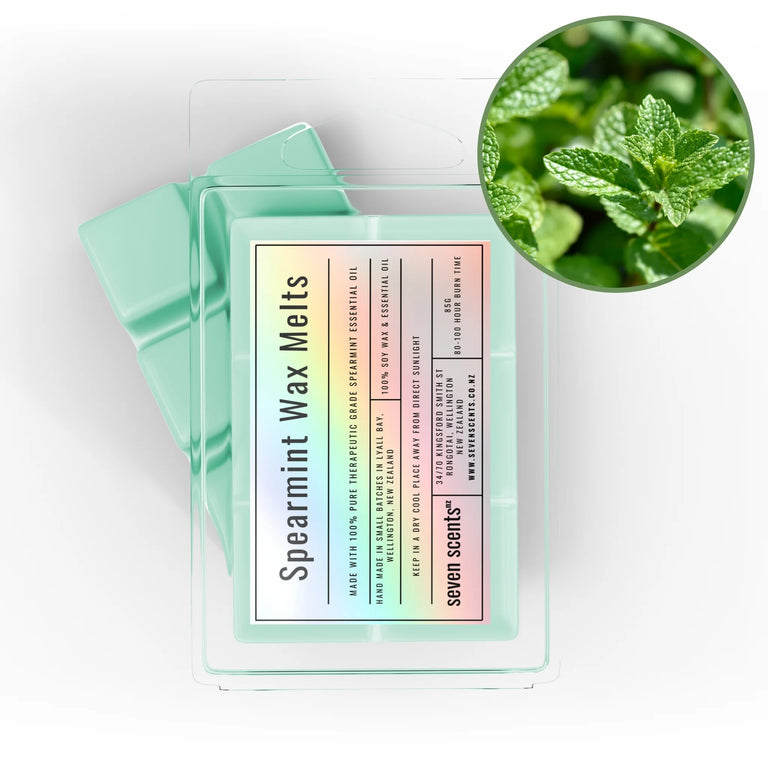 Spearmint Wax Melts - spearmint soy wax melt by Seven Scents