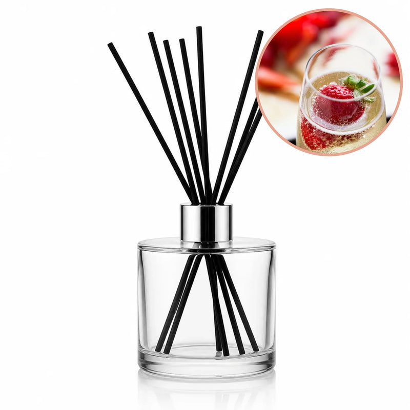 Strawberry and Champagne Reed Diffuser - reed diffuser by Seven Scents