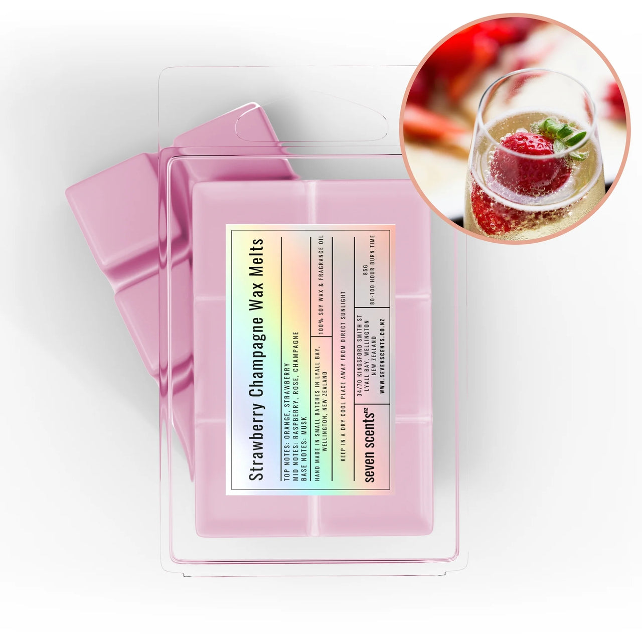 Strawberry and Champagne Wax Melts