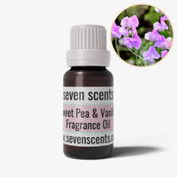 Sweet Pea and Vanilla Fragrance Oil - Floral home fragrance by Seven Scents