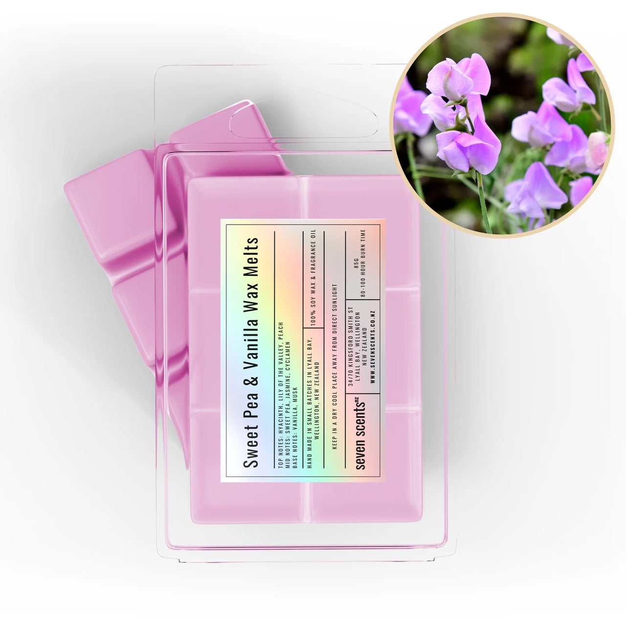 Sweet Pea and Vanilla Wax Melts