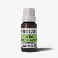 Tea Tree Essential Oil in a 10ml amber glass bottle — Seven Scents NZ