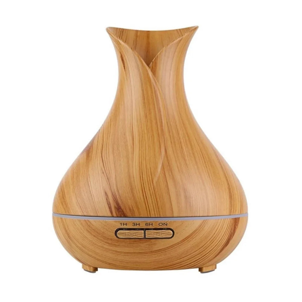 Tui 400ml tulip shaped essential oil diffuser in light - Seven Scents Wellington