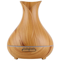 Tui essential oil diffuser in light tulip design, front view - Seven Scents