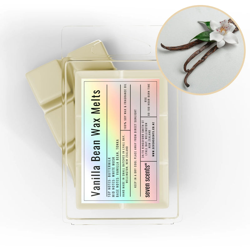 Vanilla Bean Wax Melts - vanilla bean soy wax melt by Seven Scents