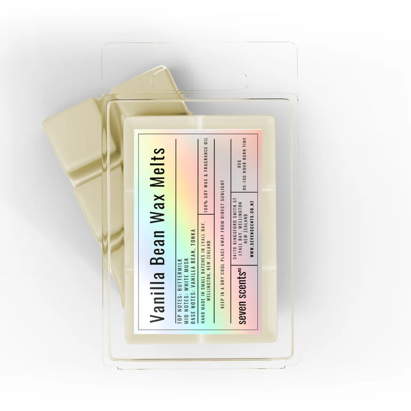 Vanilla Bean Wax Melts - 85g clamshell of soy wax melts by Seven Scents