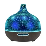 Alfie Essential Oil Diffuser - 3d Glass Dark