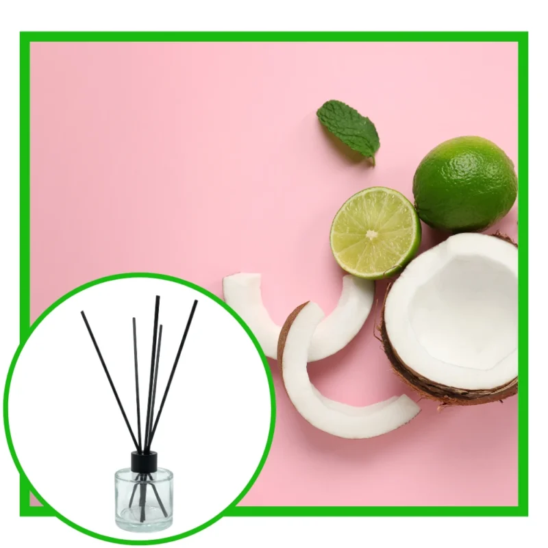 Coconut lime reed diffuser