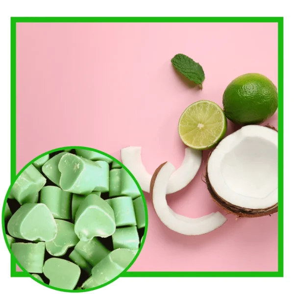 Coconut and lime scented soy wax melts NZ